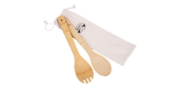 Набор кухонных инструментов из бамбука